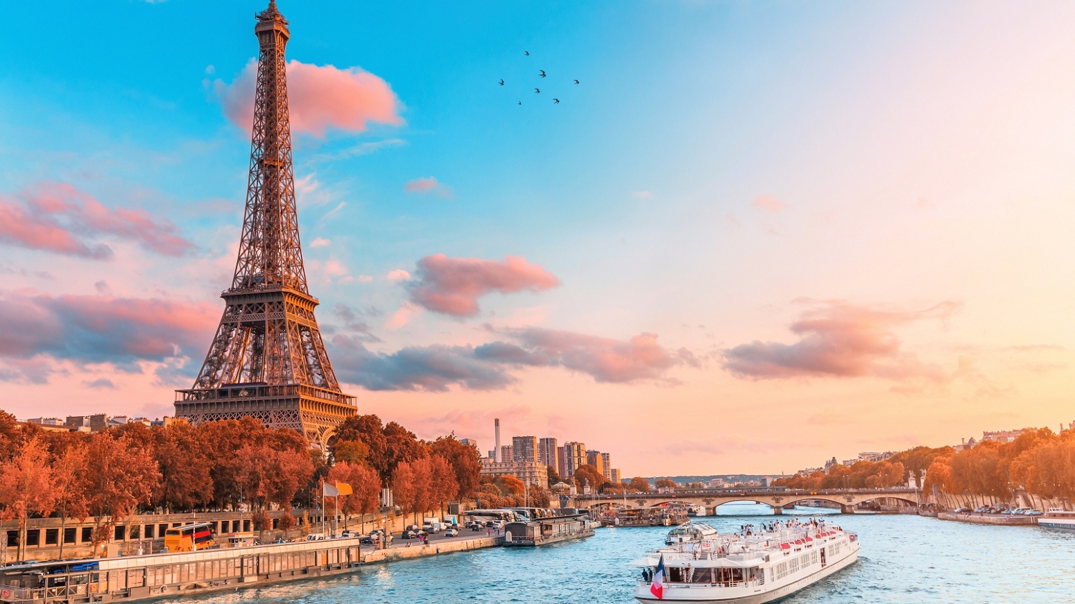 Vista de París desde el Sena